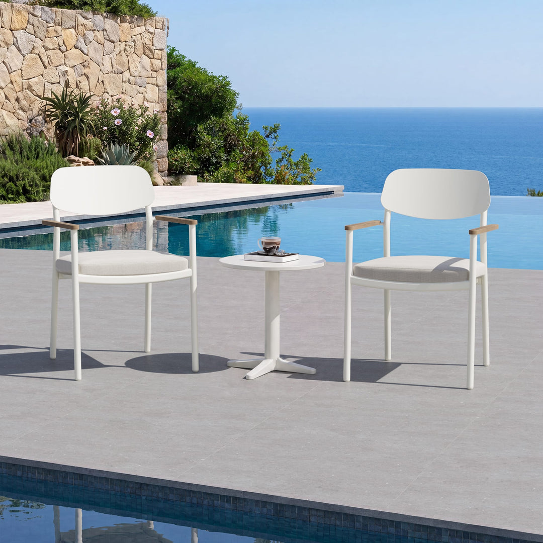 Lusso Aluminum Outdoor Dining Chair