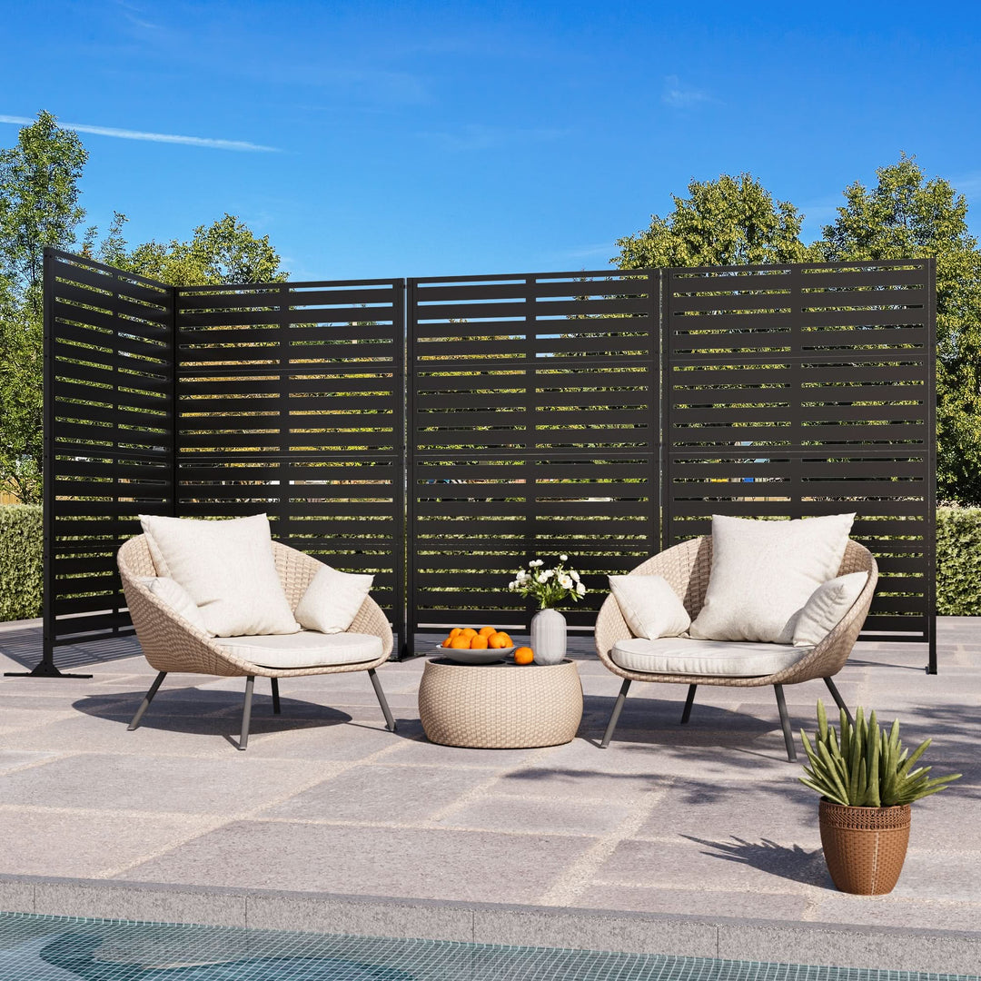 6'x4' Metal Privacy Screens for Fence