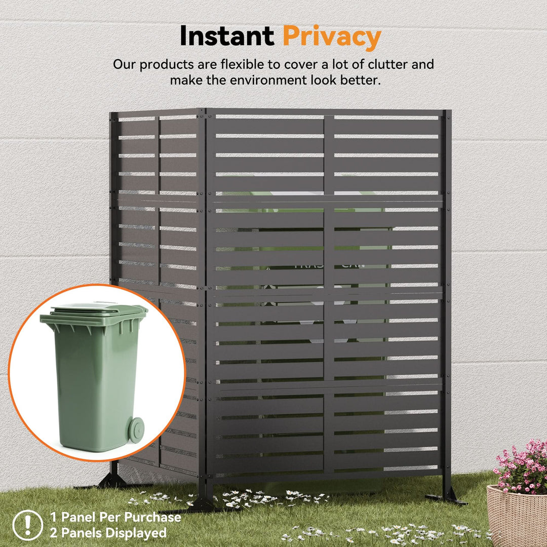 6'x4' Metal Privacy Screens for Fence